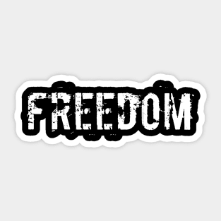 Freedom Sticker